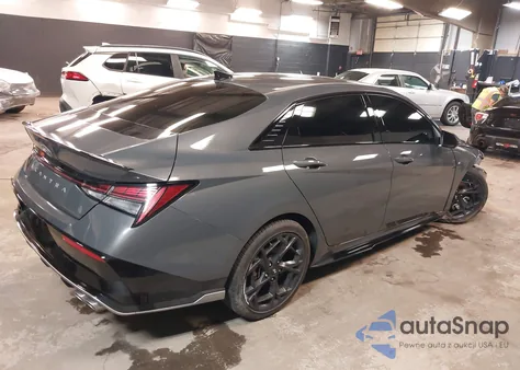 2024 Hyundai Elantra N Line from USA, damaged, VIN KMHLR4DF0RU738679